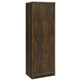 Laughlin 3-Piece Entertainment Center TV Stand Dark Pine