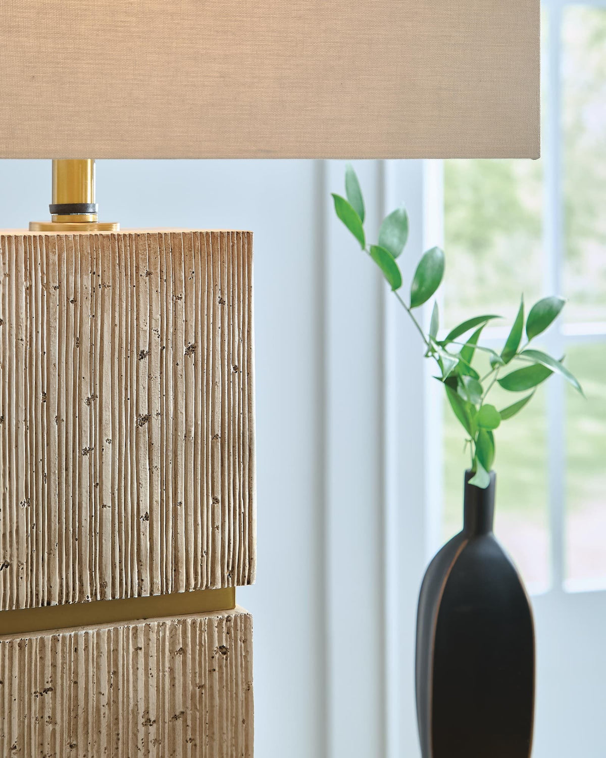 Laddner Beige Table Lamp — detail view