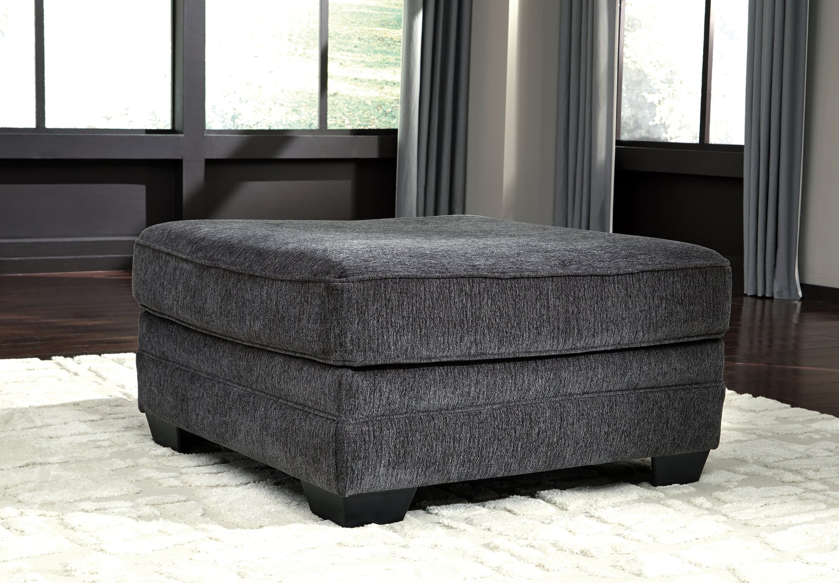 Tracling Slate 3-Piece Sectional with Ottoman