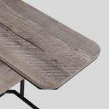 Ida Weathered Gray Side Table