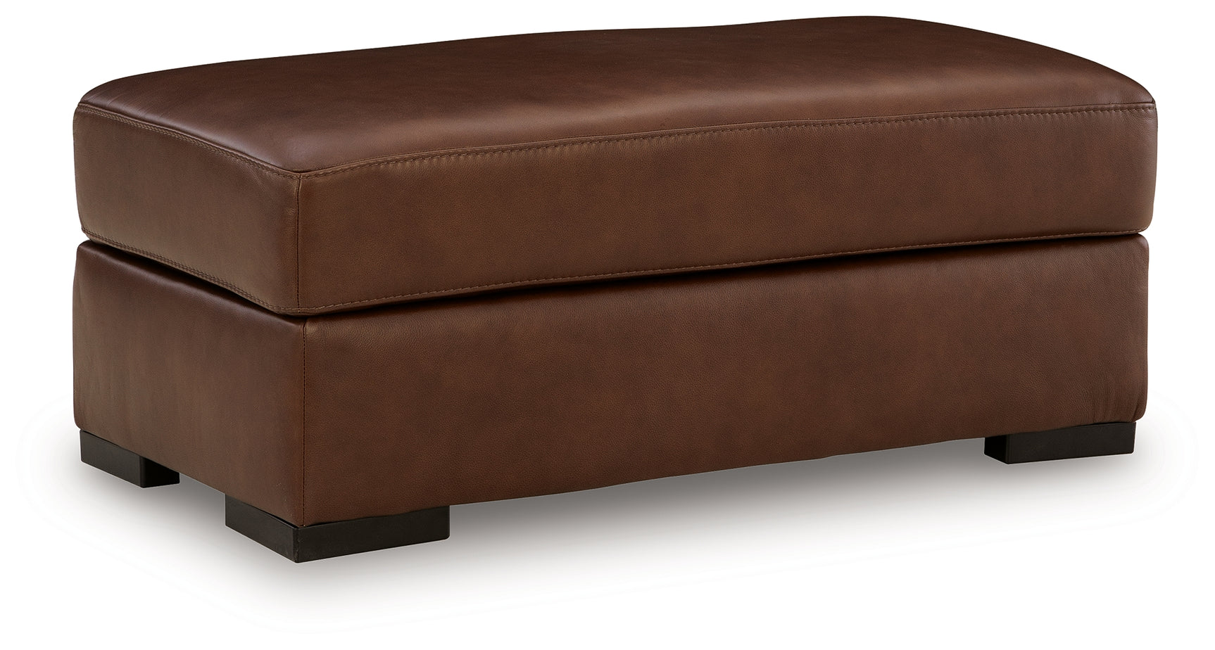 Brogliano Canyon Leather Ottoman