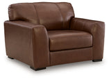 Brogliano Canyon Leather Oversized Chair