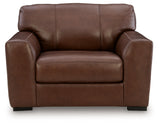 Brogliano Canyon Leather Oversized Chair