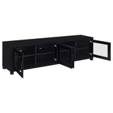 Jupiter 3-Piece Entertainment Center 79-inch TV Stand Black