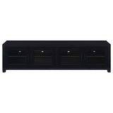Jupiter 3-Piece Entertainment Center 79-inch TV Stand Black