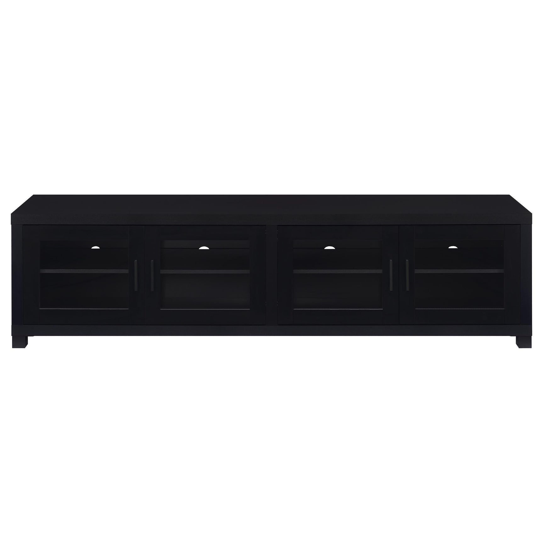 Jupiter 3-Piece Entertainment Center 79-inch TV Stand Black