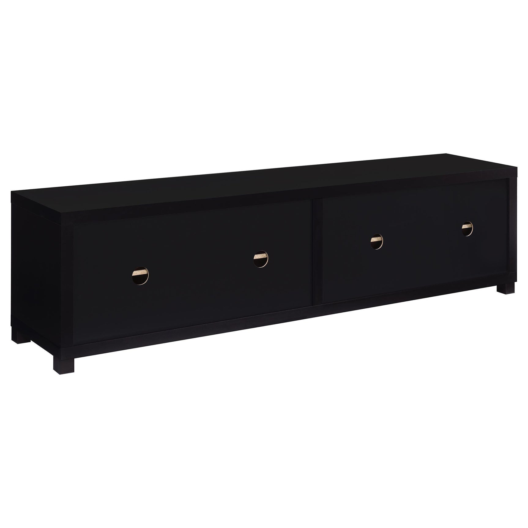 Jupiter 3-Piece Entertainment Center 79-inch TV Stand Black