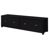 Jupiter 3-Piece Entertainment Center 79-inch TV Stand Black