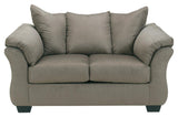 Darcy Cobblestone Sofa And Loveseat