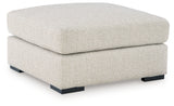 Laurelgrove Pebble Chenille,Performance Fabric,Next-Gen Nuvella™ Oversized Accent Ottoman