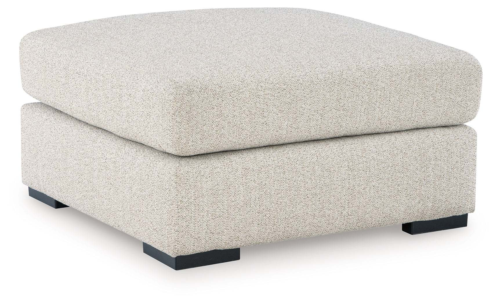Laurelgrove Pebble Chenille,Performance Fabric,Next-Gen Nuvella™ Oversized Accent Ottoman