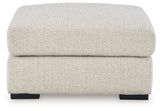 Laurelgrove Pebble Chenille,Performance Fabric,Next-Gen Nuvella™ Oversized Accent Ottoman