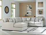 Laurelgrove Pebble Chenille,Performance Fabric,Next-Gen Nuvella™ 5-Piece Sectional with Chaise