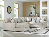 Laurelgrove Pebble Chenille,Performance Fabric,Next-Gen Nuvella™ 4-Piece Sectional with Chaise