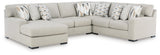 Laurelgrove Pebble Chenille,Performance Fabric,Next-Gen Nuvella™ 4-Piece Sectional with Chaise