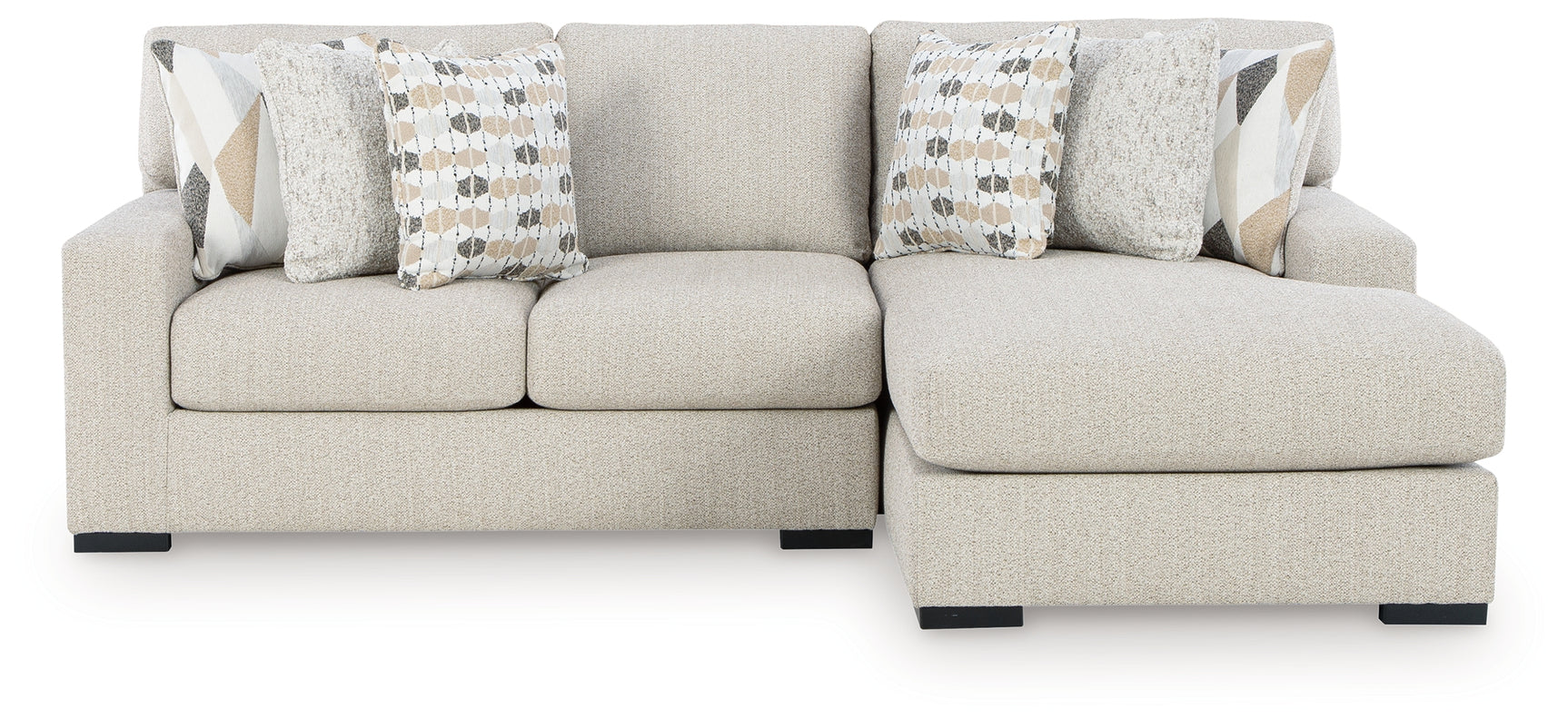 Laurelgrove Pebble Chenille,Performance Fabric,Next-Gen Nuvella™ 2-Piece Sectional Sofa Chaise