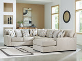 Laurelgrove Pebble Chenille,Performance Fabric,Next-Gen Nuvella™ 4-Piece Sectional with Chaise