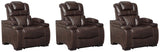 Warnerton Chocolate 3-Piece Home Theater Seating