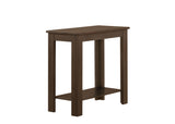 Pierce Modern Brown Charcoal Side Table, Sleek And Contemporary Style - Ella Furniture