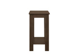 Pierce Charcoal Modern Contemporary Solid Wood And Veneers Chairside Coffee Table - Ella Furniture