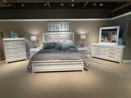 781 White - 5Pc Bedroom Set Queen, King - Ella Furniture