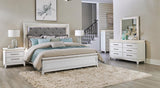 781 White - 5Pc Bedroom Set Queen, King - Ella Furniture