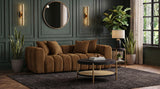 Lazaro Fabric Upholstered Wide Channel Sofa Bronze — product image 2