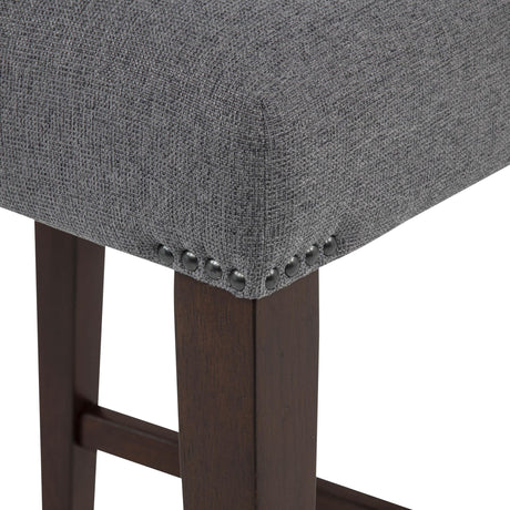 Naser Parsons Dining Side Chair Grey and Dark Walnut (Set of 2) — product image 11