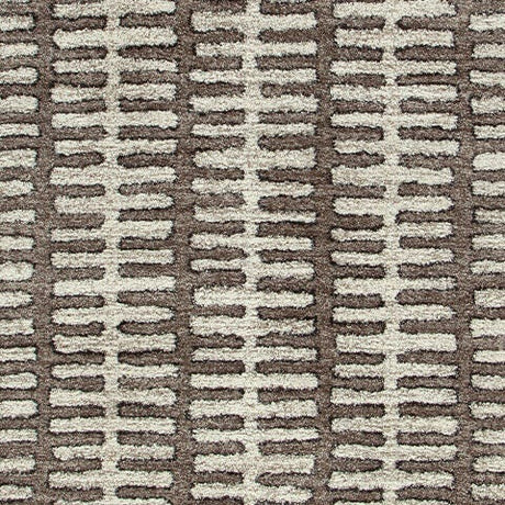 Cartlett White/Taupe/Black Extra Large Rug — upholstery swatch