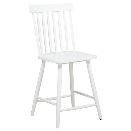 Andrews 5-Piece Round Counter Dining Set in Light Ash and White — product image 6