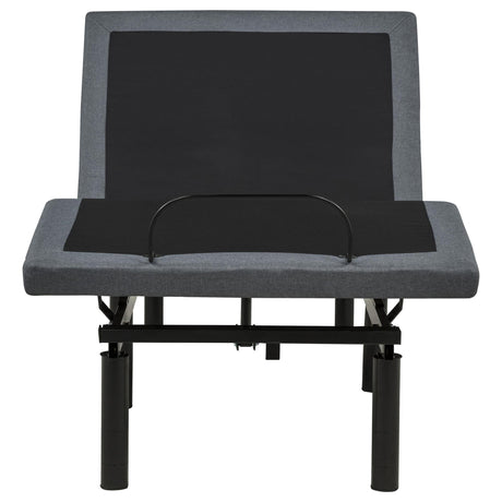 Weston Twin XL Dual-Motor Massage Adjustable Bed Base in Black and Grey — product image 5