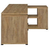 Yvette 60-inch 3-drawer L-Shape Computer Desk Mango