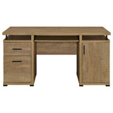 Tracy 55-inch 2-drawer Office Computer Desk Mango