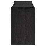 Leandro 2-drawer Home Office Writing Desk Burnished Black
