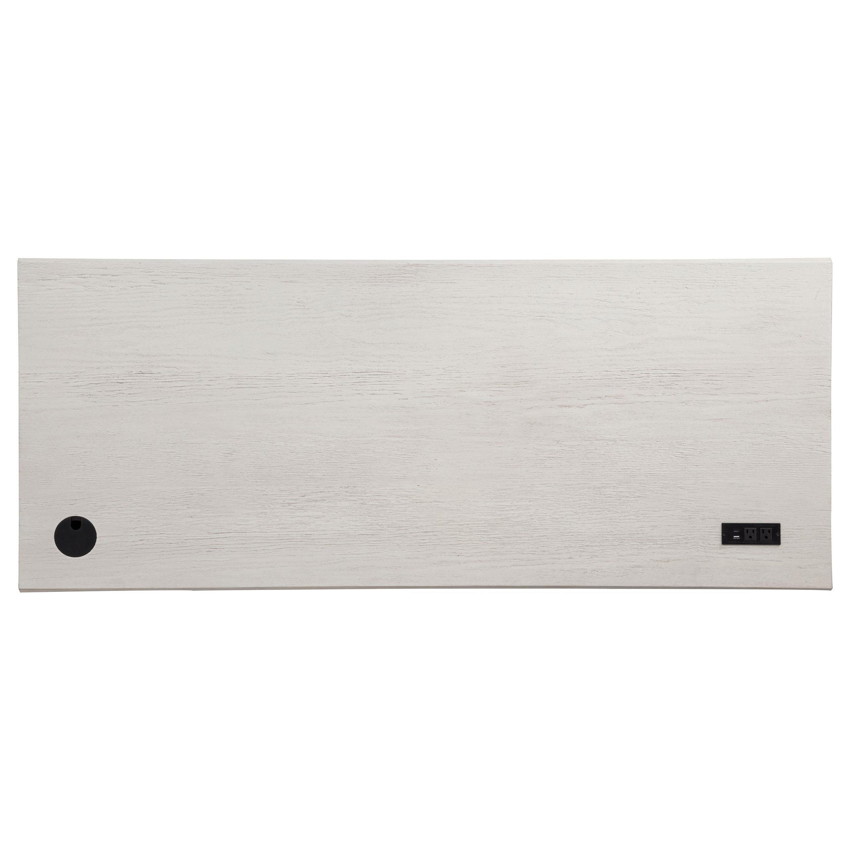 Altidore 68-inch 7-drawer Executive Home Office Desk Distressed White