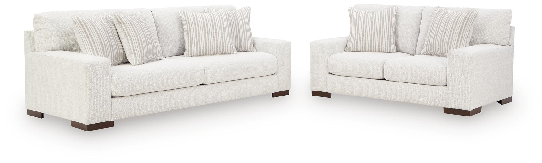 Hartside Frosted Sofa and Loveseat