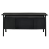 Goodson 64-inch 4-Drawer Double Pedestal Computer Desk Black