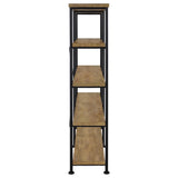 Analiese 63-inch 4-shelf Double Bookshelf Mango