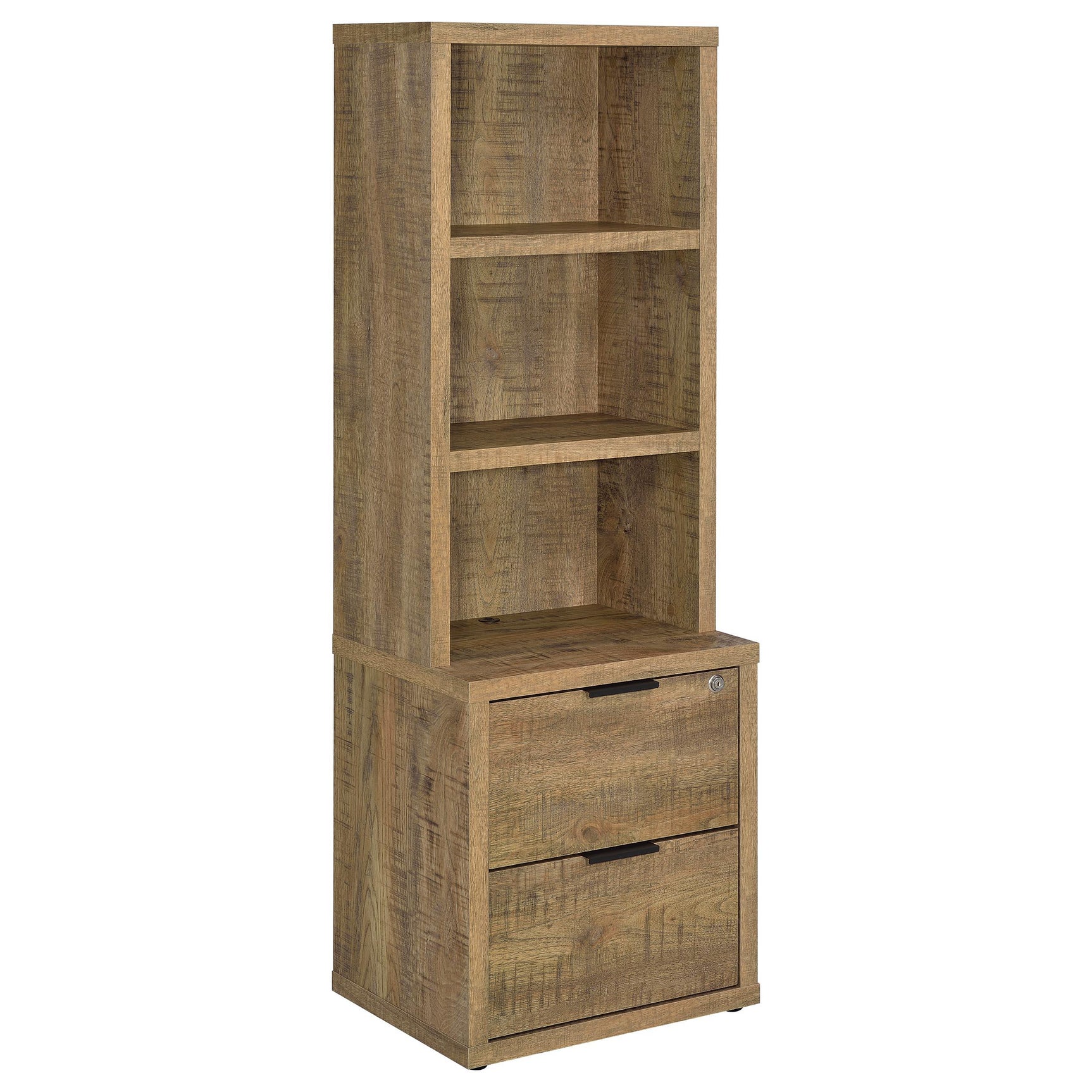 Westpark 3-piece Wall Unit Bookcase Set with USB Mango