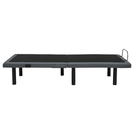 Weston Twin XL Dual-Motor Massage Adjustable Bed Base in Black and Grey — product image 6