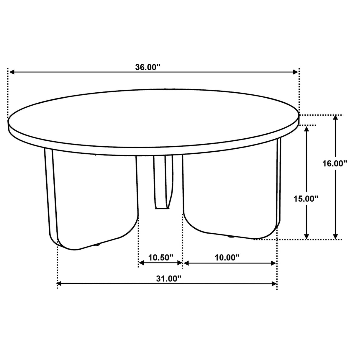Dale 2-Piece Round Mango Wood Coffee and End Table Set Honey Mango — product image 9