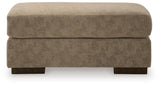 Jayne Park Pecan Chenille Ottoman view 3
