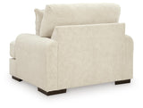 Jayne Park Sand Chenille Oversized Chair view 4