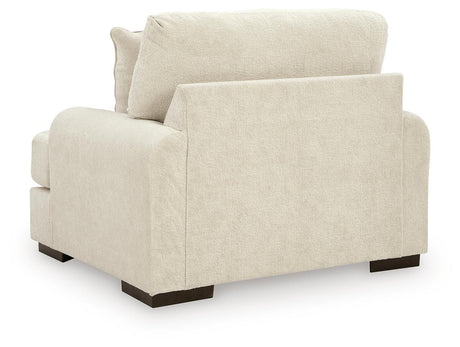 Jayne Park Sand Chenille Oversized Chair view 4