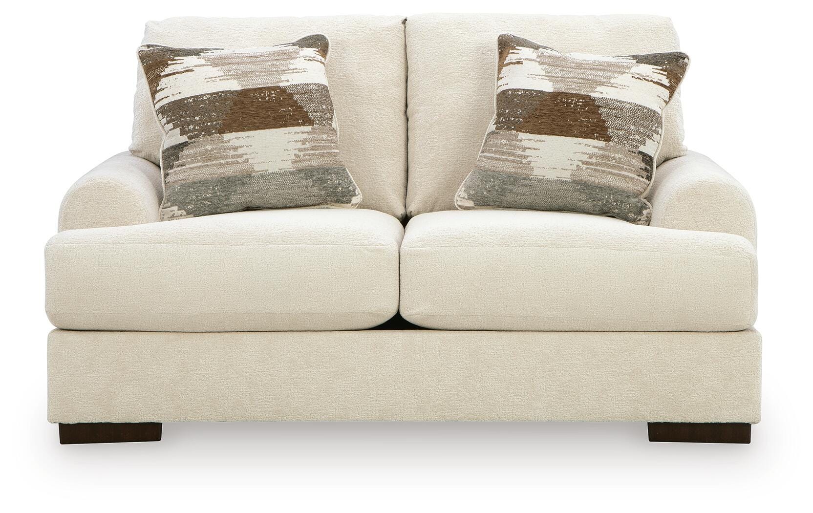 Jayne Park Sand Chenille Loveseat view 3