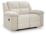 Orlen Winter Performance Fabric,Next-Gen Nuvella™,Chenille Oversized Recliner angled view