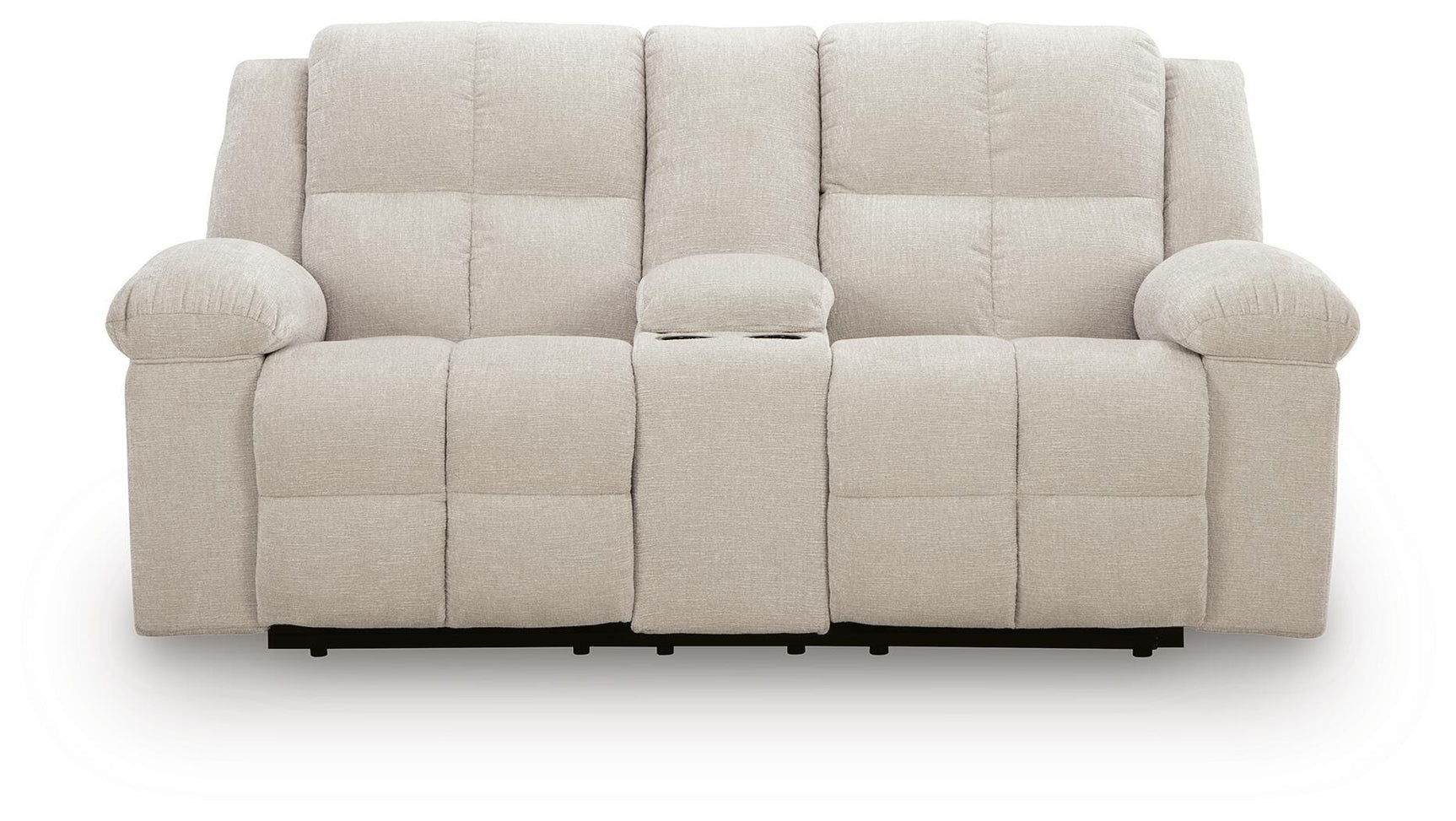 Orlen Winter Performance Fabric,Next-Gen Nuvella™,Chenille Reclining Loveseat with Console view 4