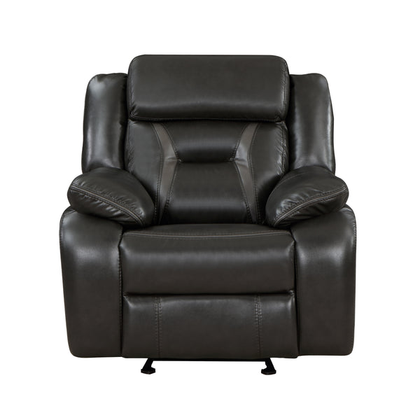 Amite Dark Gray Glider Recliner