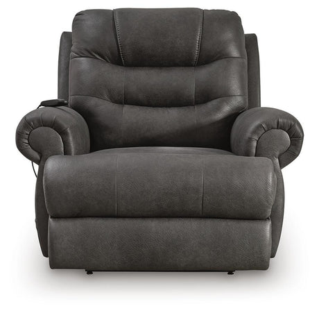 Revived and Restored Granite Faux Leather Power Lift Recliner view 5