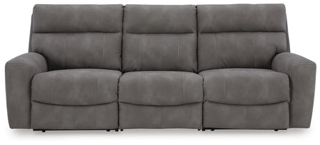 Next-Gen Slate DuraPella Sofa and Loveseat — front view